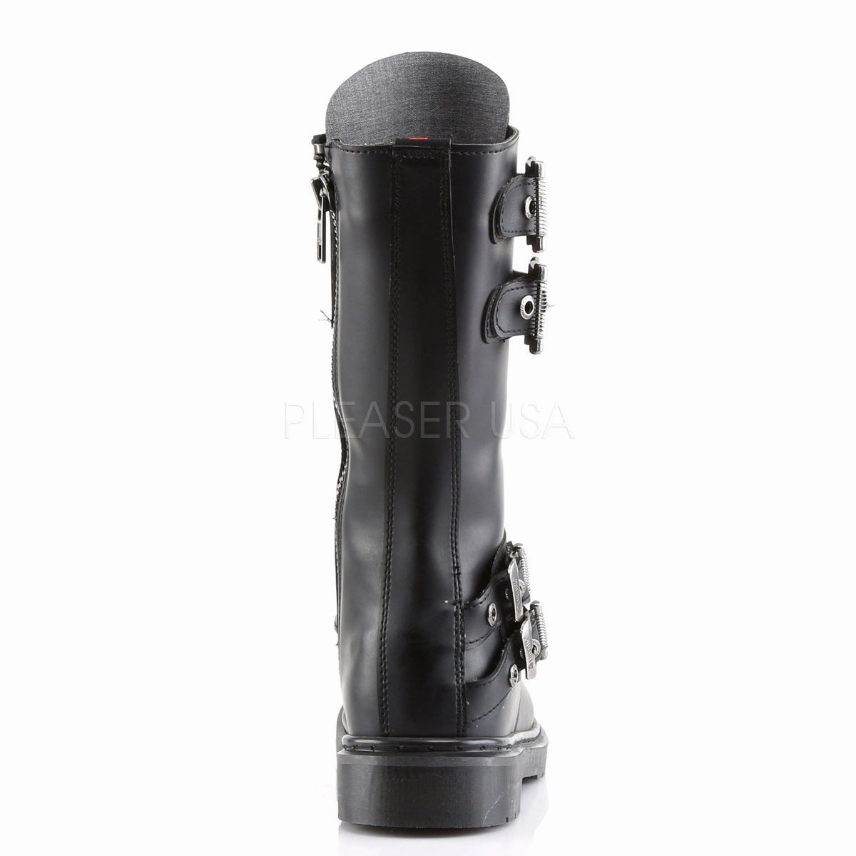 DEFIANT-302  Black Vegan Leather