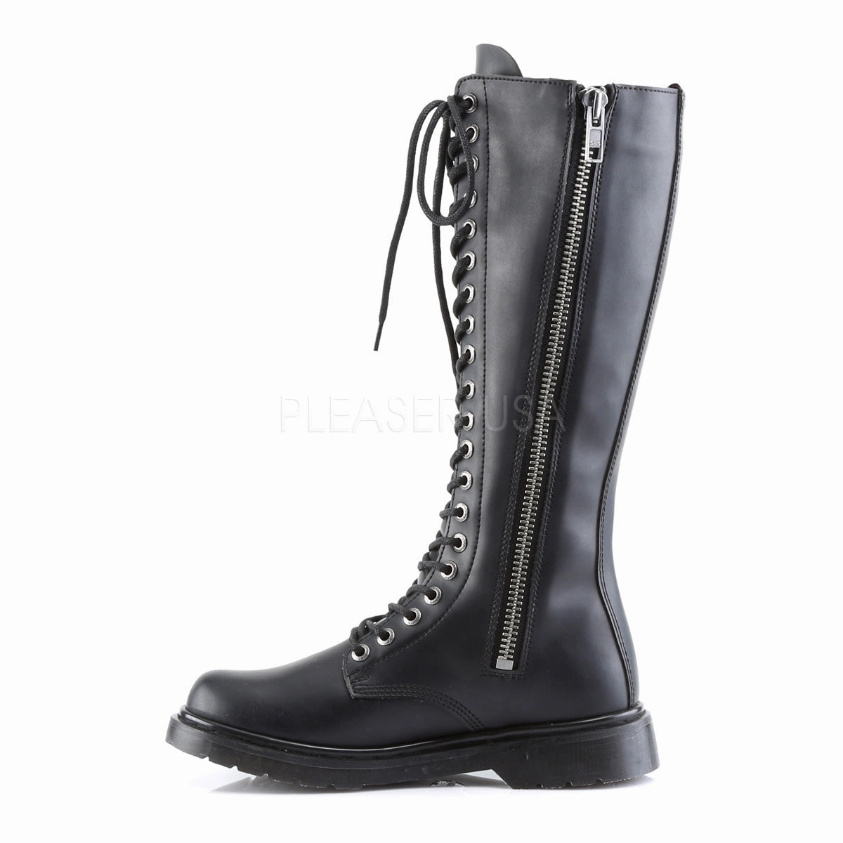 DEFIANT-400  Black Vegan Leather