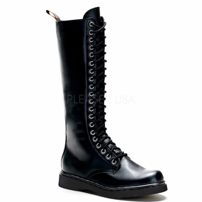 DEFIANT-400  Black Vegan Leather