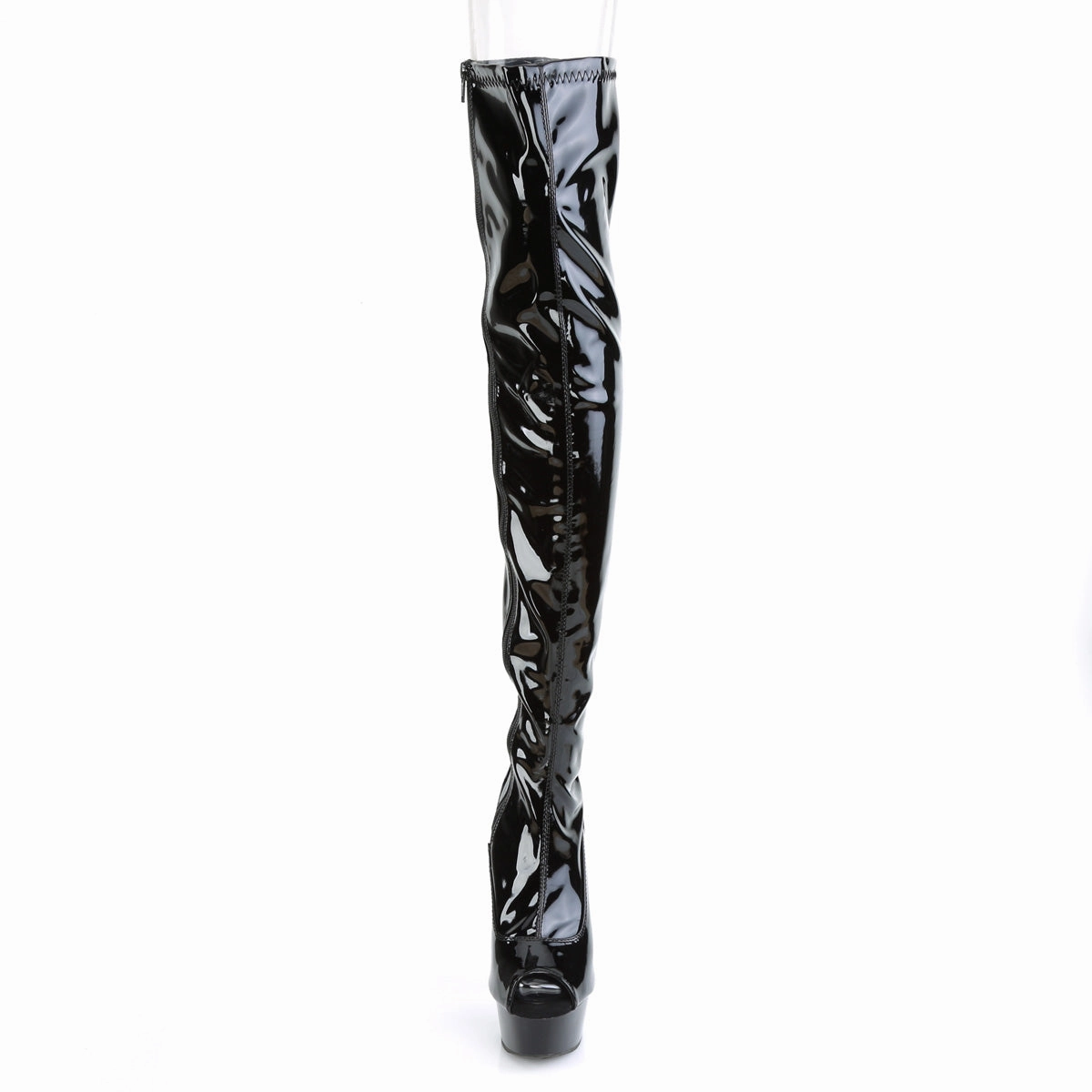 DELIGHT-3011  Black Str. Patent/Black