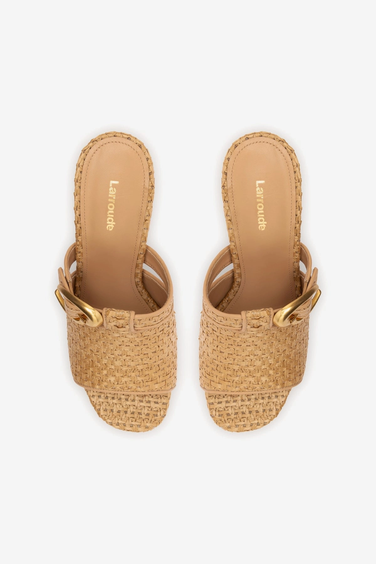 Dolly Verona Mule In Natural Raffia