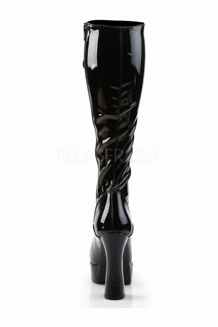 ELECTRA-2023 Platform Boot  | Black Patent