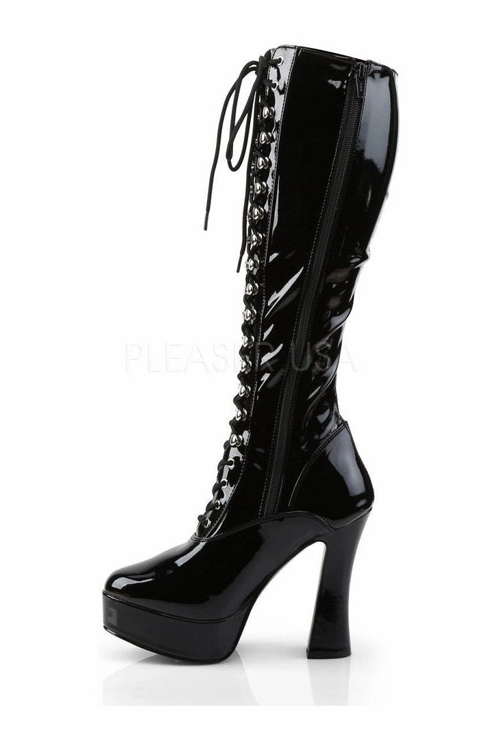 ELECTRA-2023 Platform Boot  | Black Patent