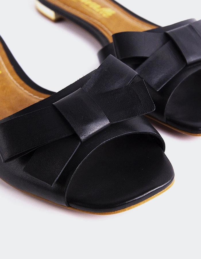 Ellie Black Leather