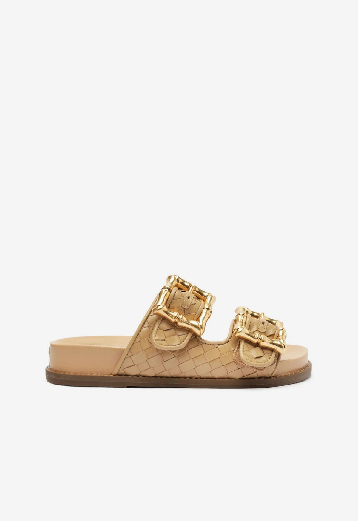 Enola Sporty Woven Leather Sandal