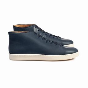 Everdon Wholecut Mid - Navy Veg Tan Calf