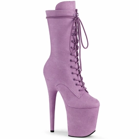 FLAMINGO-1050FS  Lilac Faux Suede/Lilac Faux Suede