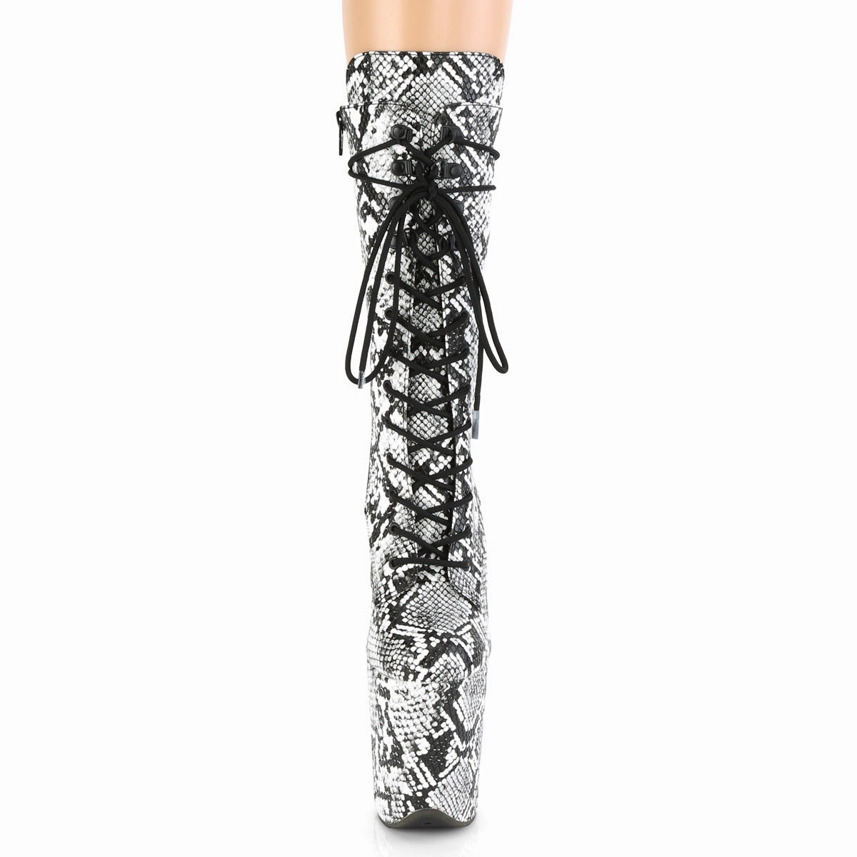 FLAMINGO-1050SP  Black-White Snake Print/Black-White Snake Print