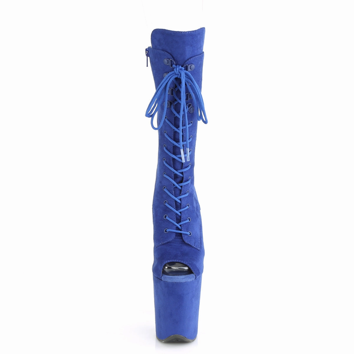 FLAMINGO-1051FS  Royal Blue Faux Suede/Royal Blue Faux Suede