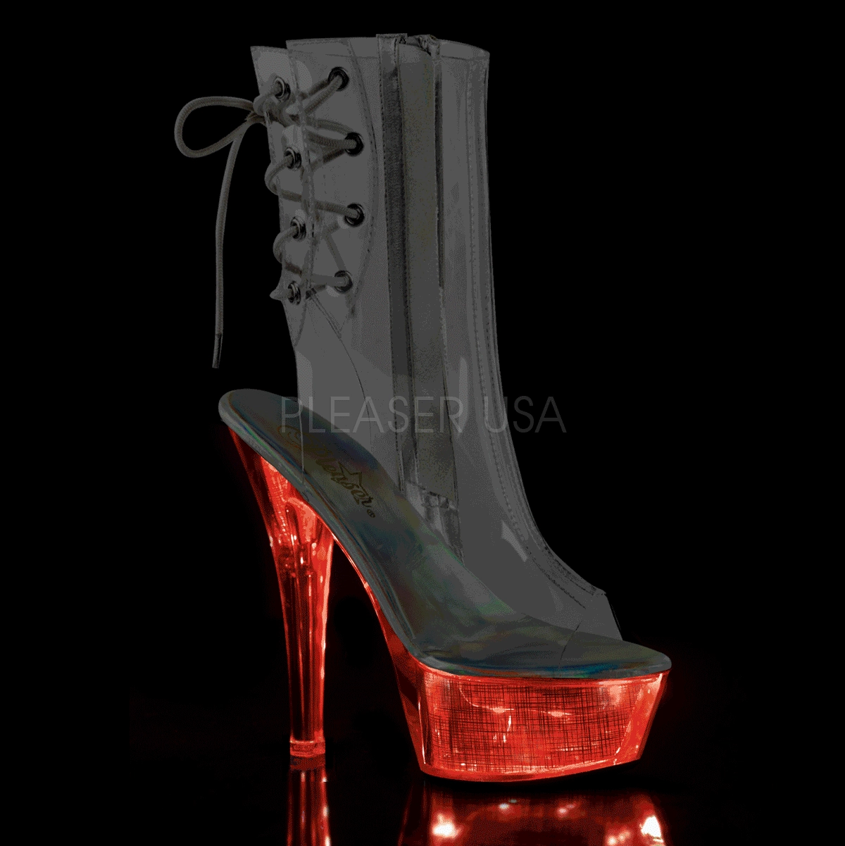 FLASHDANCE-1018C-CH  Clear/Silver Hologram