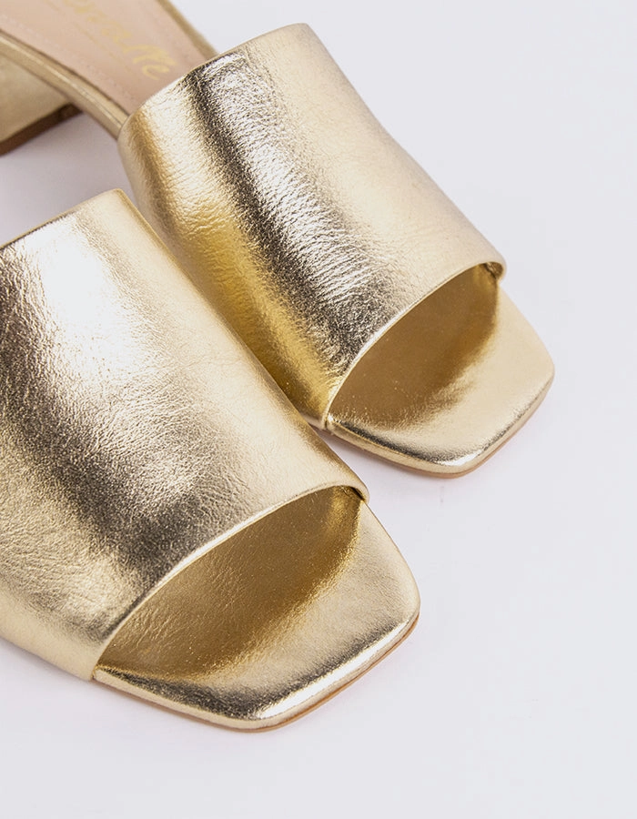 Fortunata Gold Leather