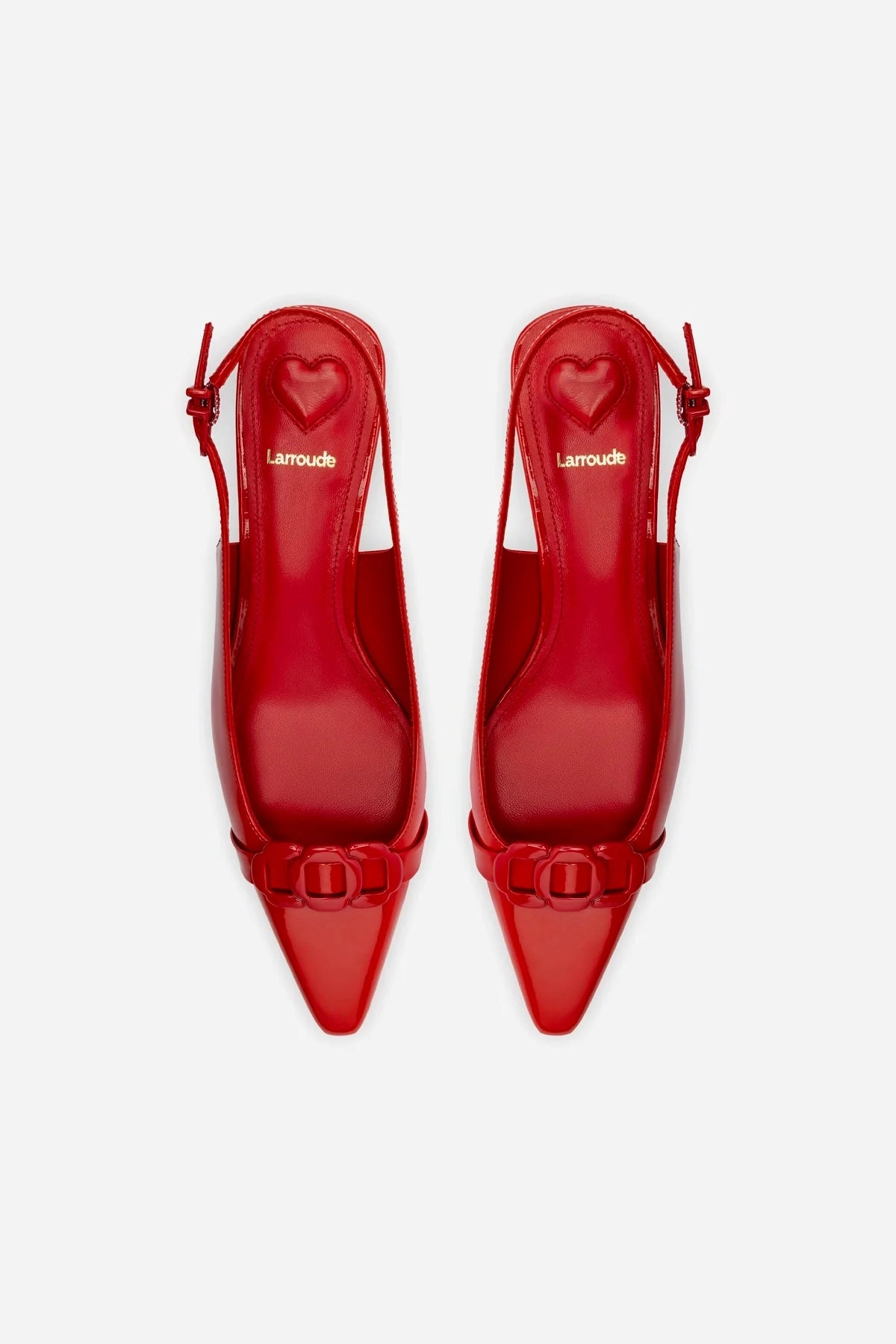 Franca Pump In Scarlet Patent Leather