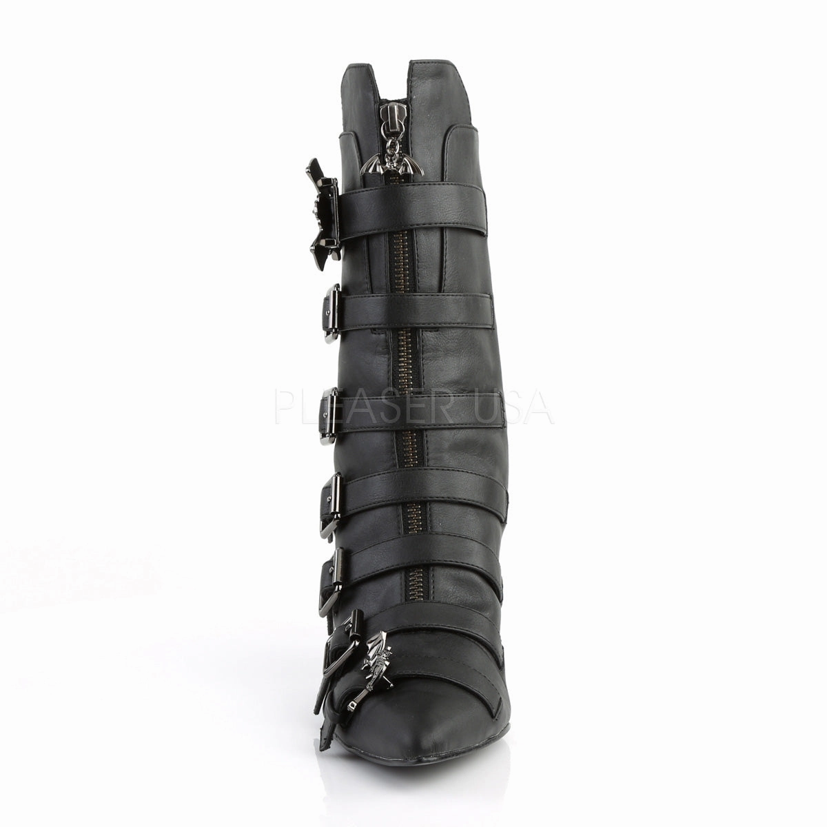 FURY-110  Black Faux Leather