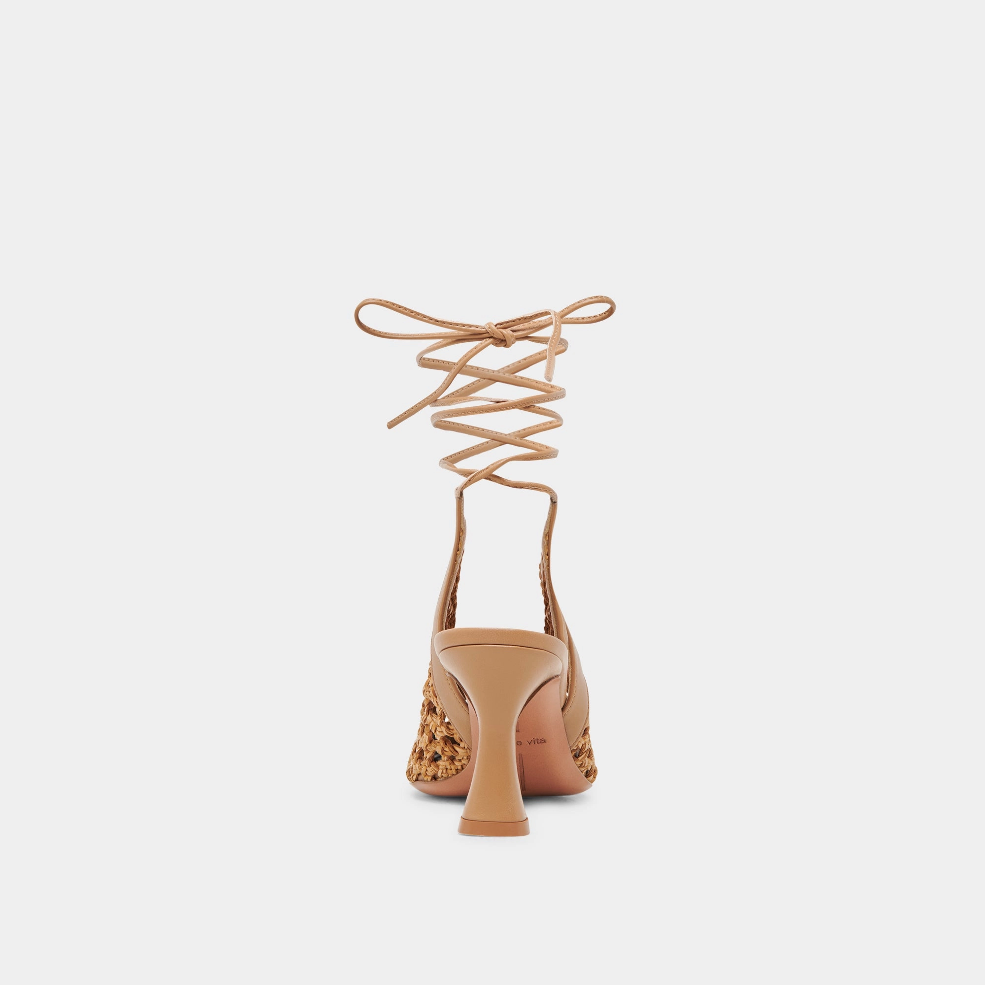 GESICA HEELS NATURAL WOVEN