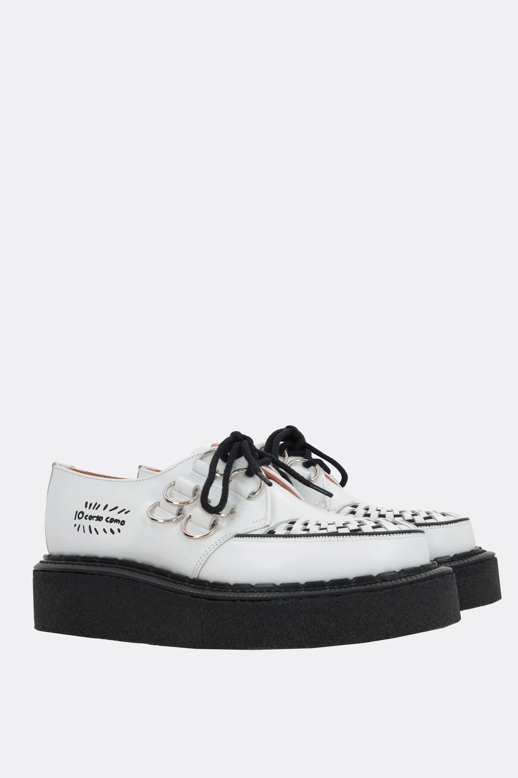 Gibson shiny leather creepers