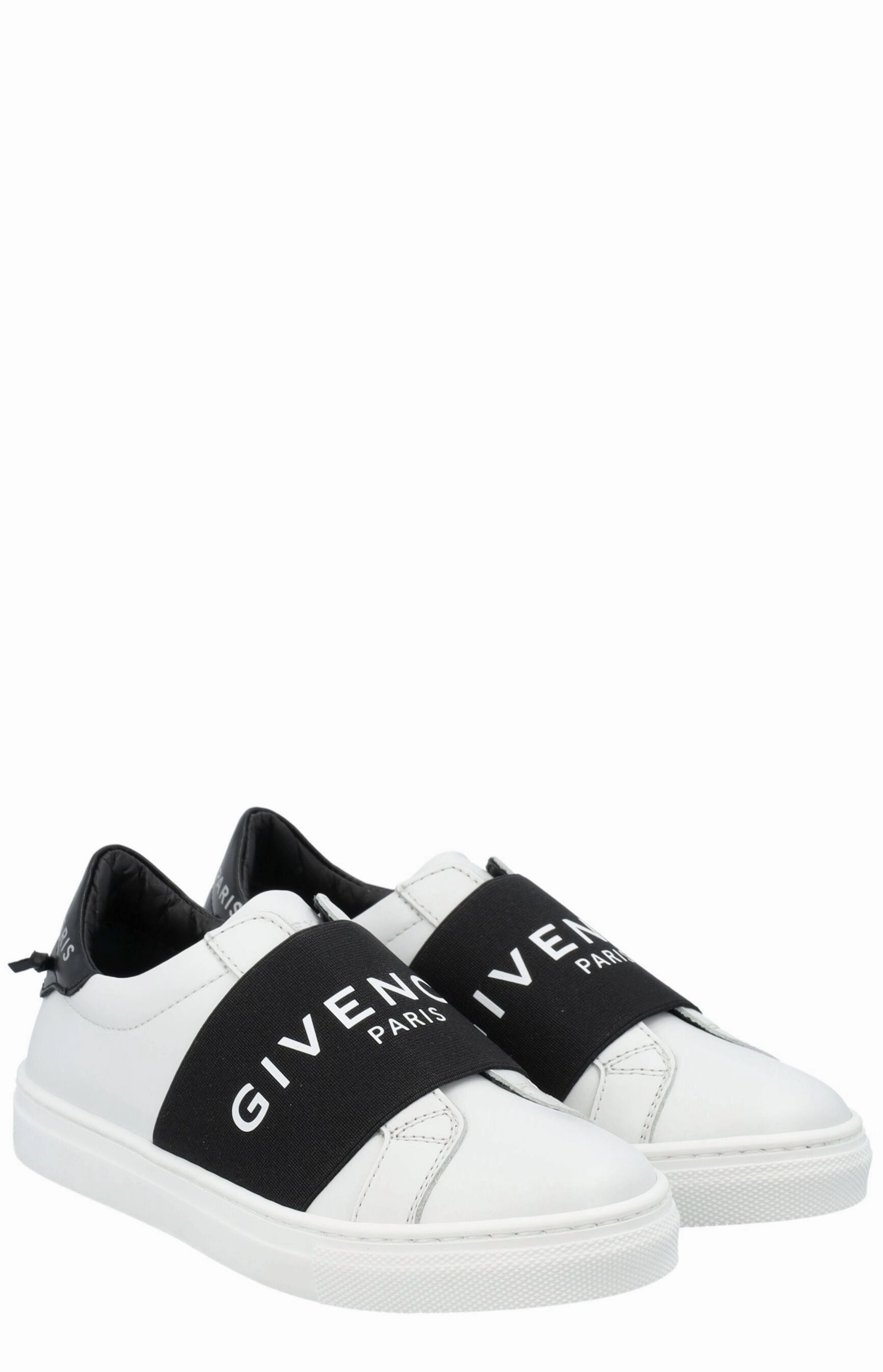 Givenchy Kid Logo Tape Round Toe Sneakers