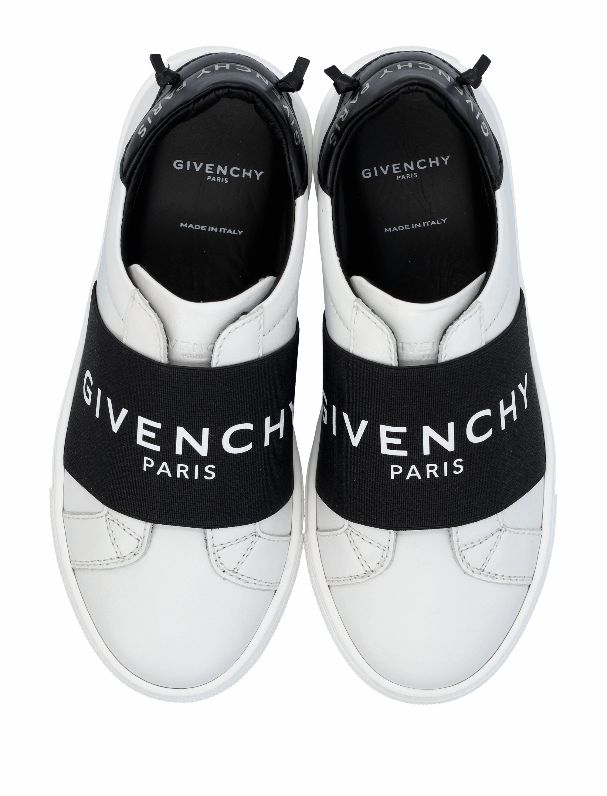 Givenchy Kid Logo Tape Round Toe Sneakers