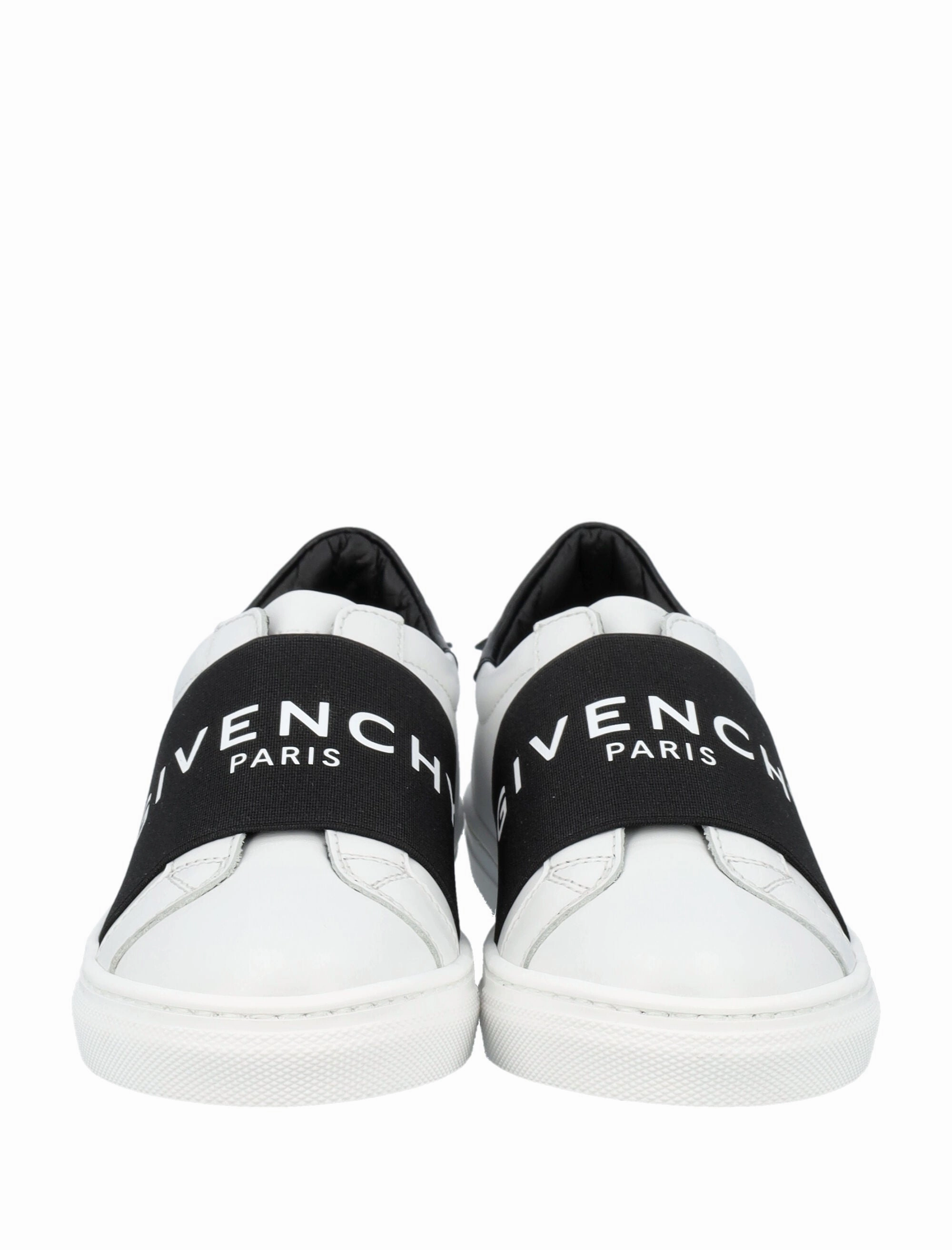 Givenchy Kid Logo Tape Round Toe Sneakers