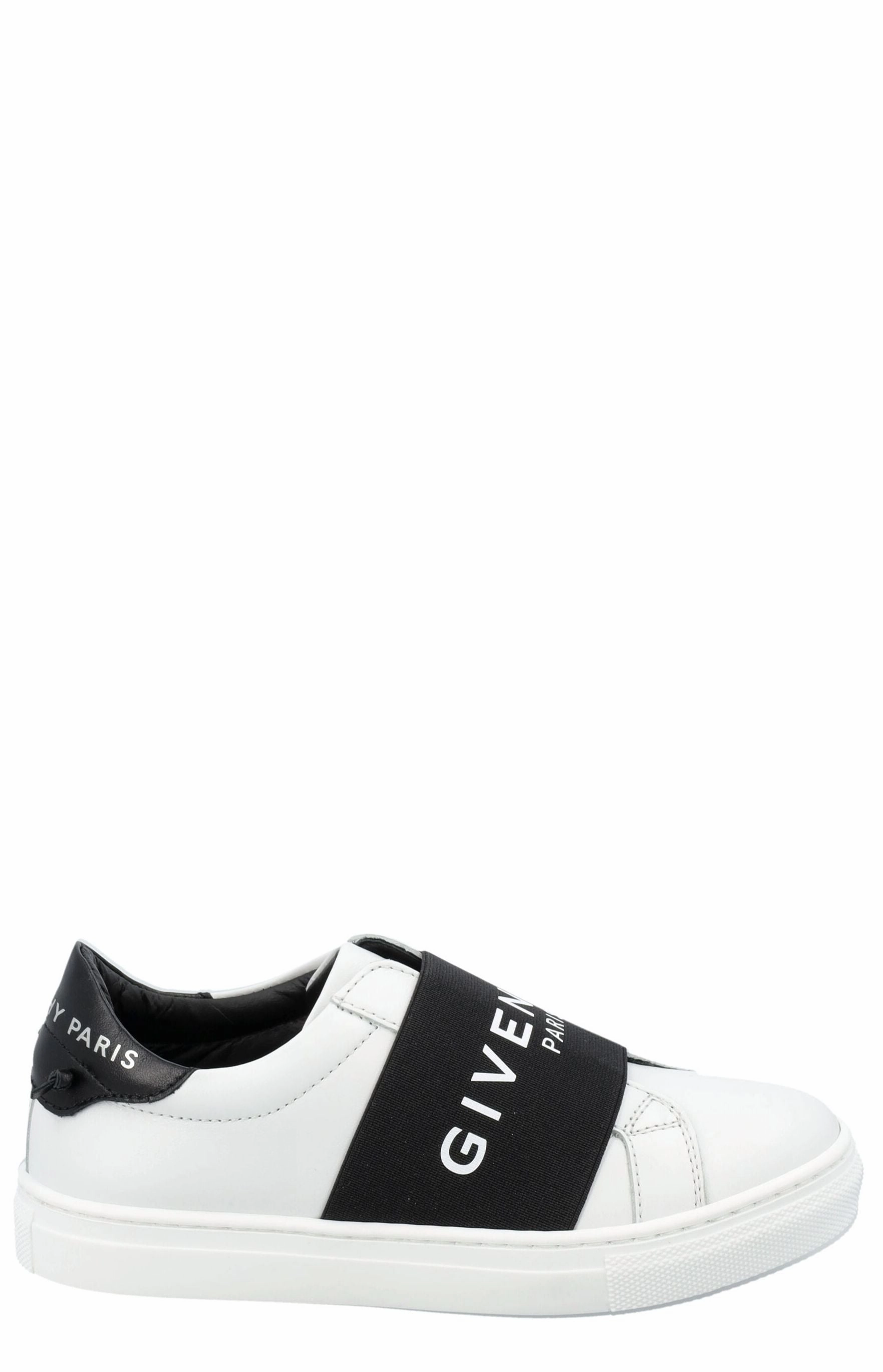 Givenchy Kid Logo Tape Round Toe Sneakers