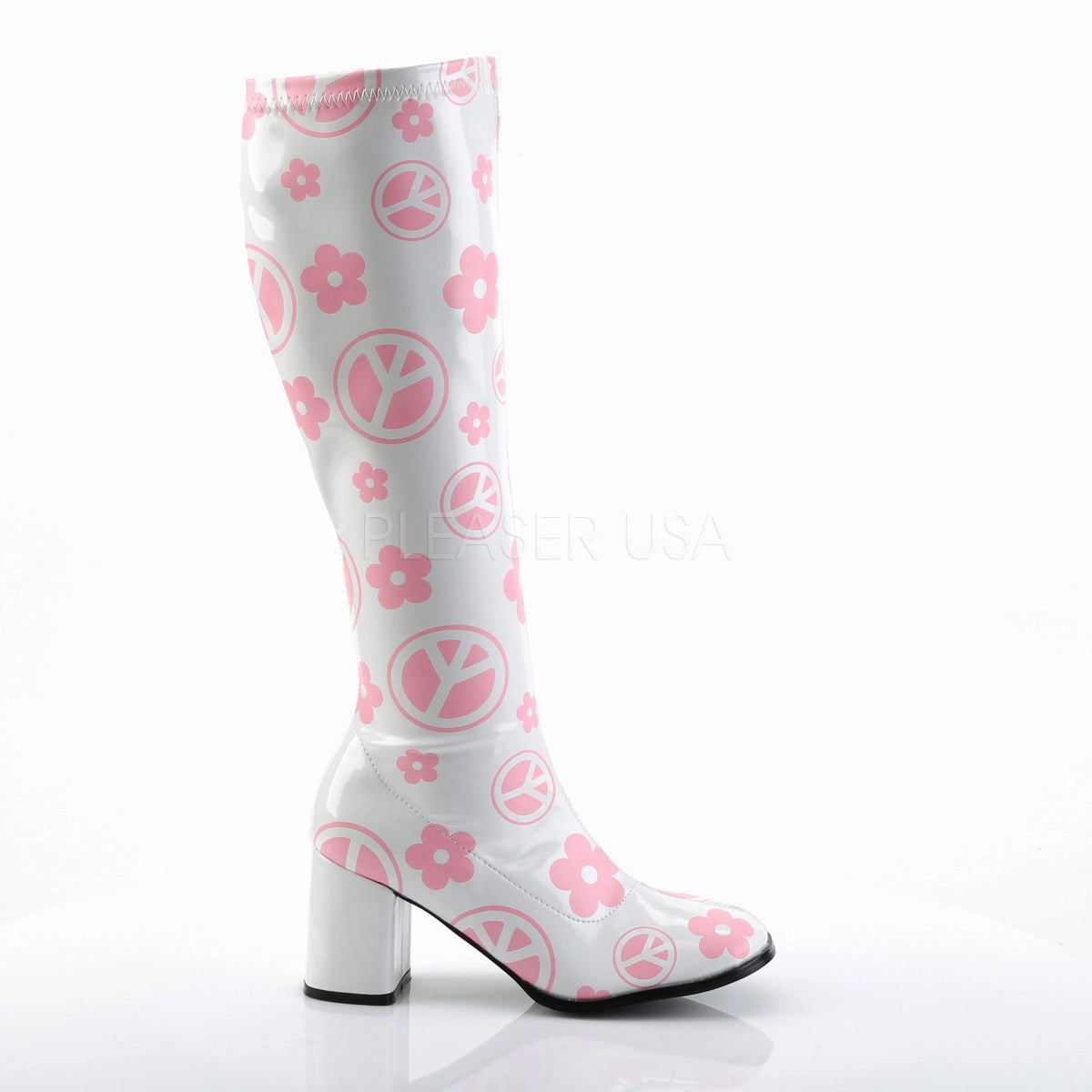 GOGO-300FL  White Str Patent