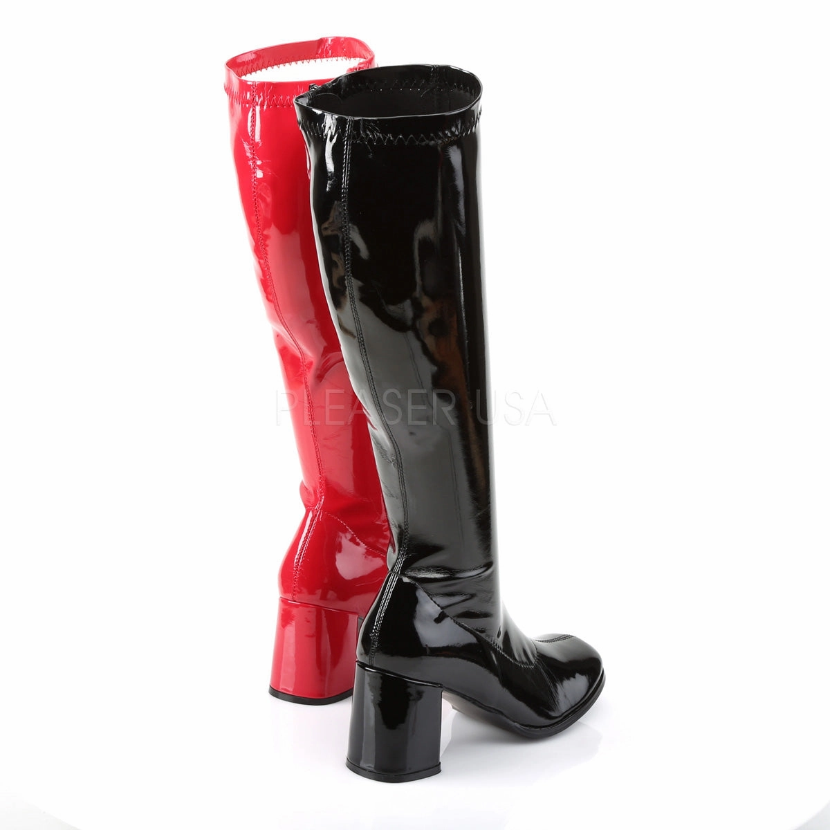 GOGO-300HQ  Black-Red Patent