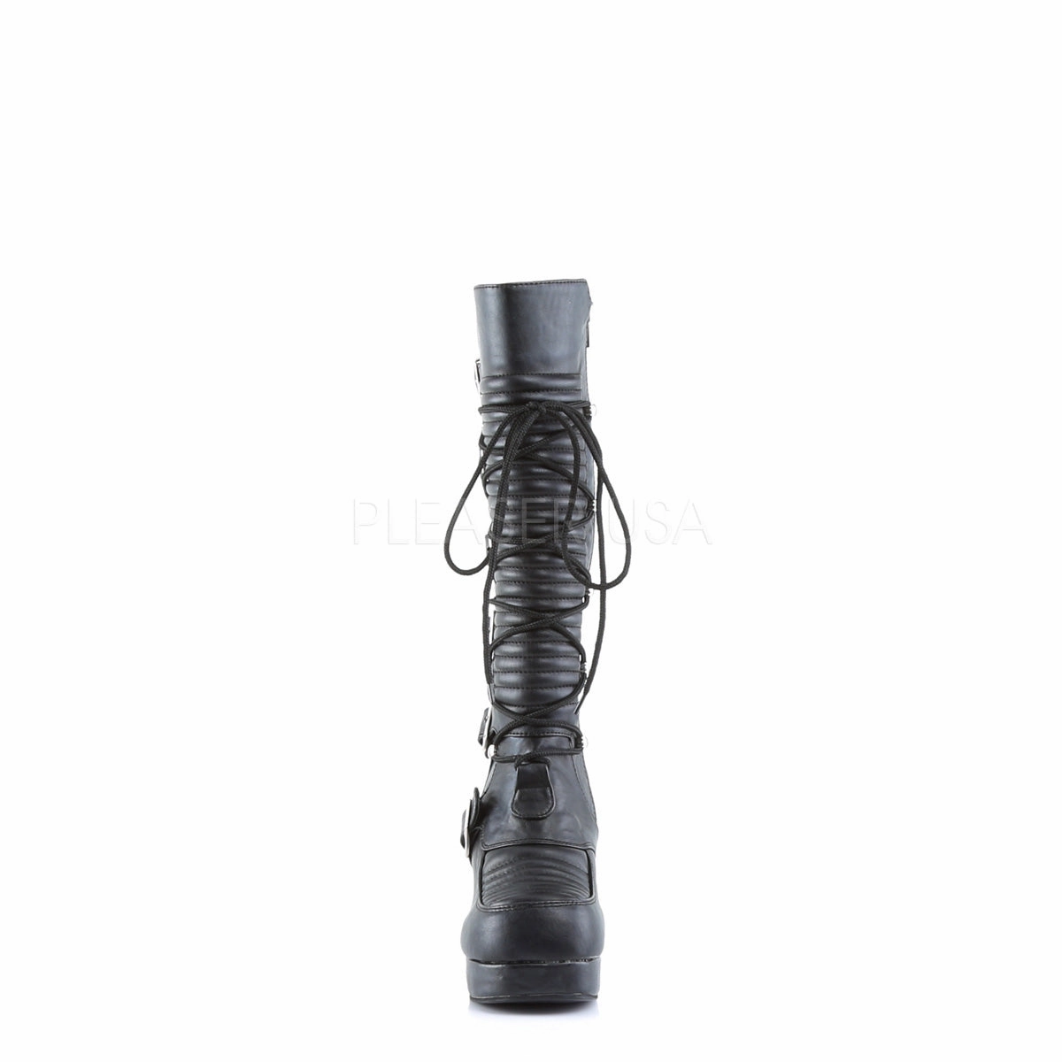 GOTHIKA-200  Black Vegan Leather