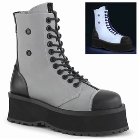 GRAVEDIGGER-10  Grey Reflective