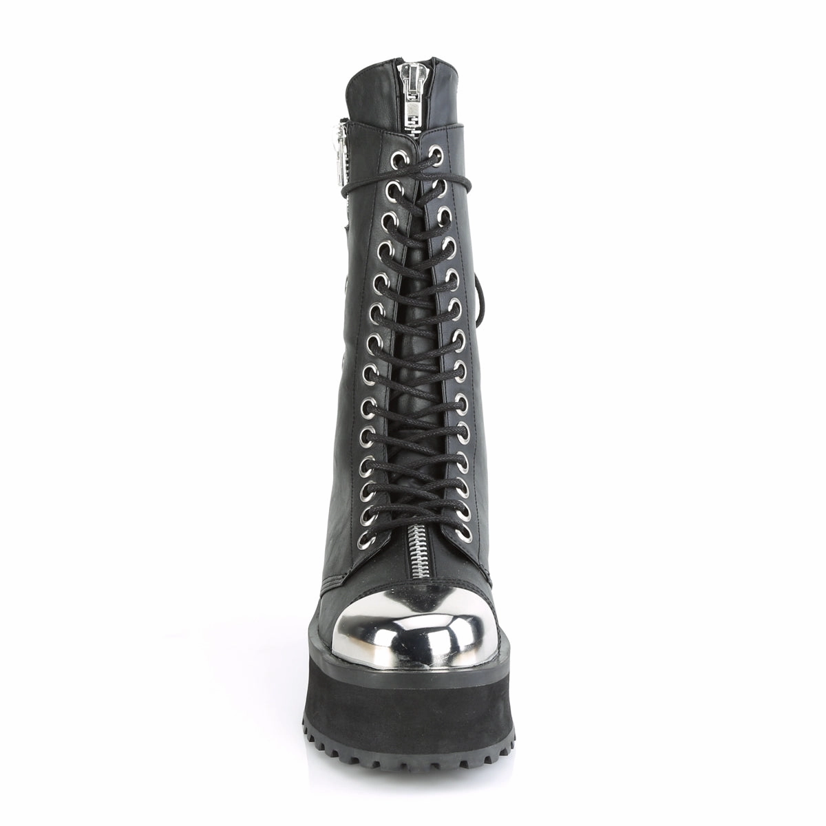 GRAVEDIGGER-14  Black Vegan Leather