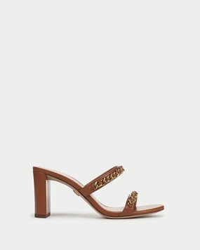 Gretchen Chain-Link Sandal - Honey