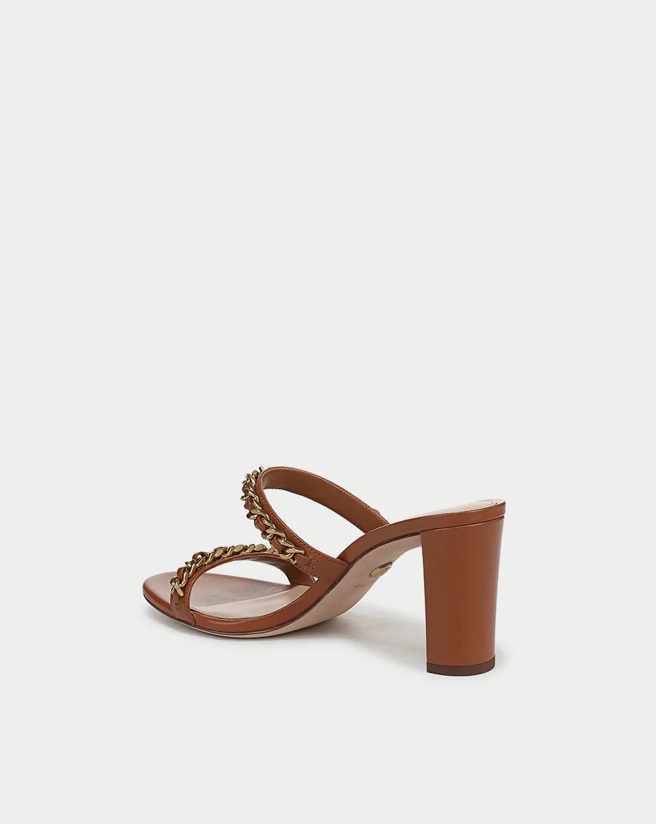Gretchen Chain-Link Sandal - Honey