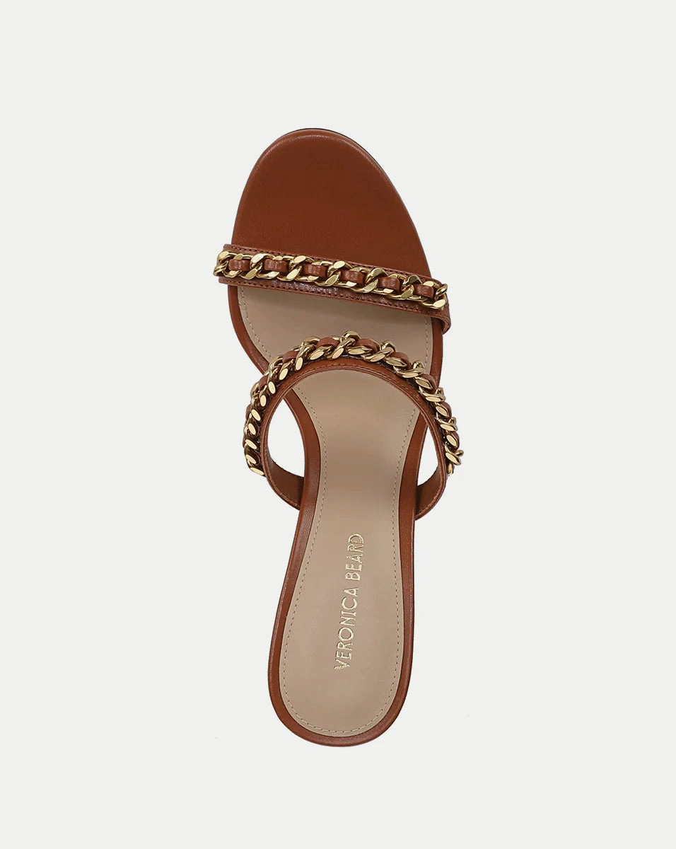 Gretchen Chain-Link Sandal - Honey