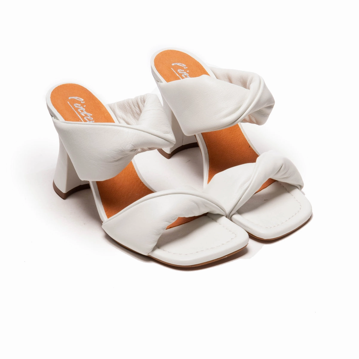 Halki White Leather