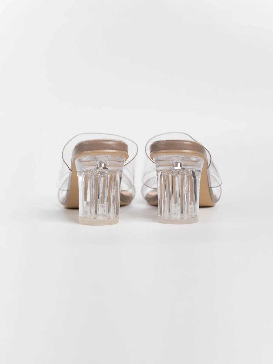 Jade Transparent Strap Sandals