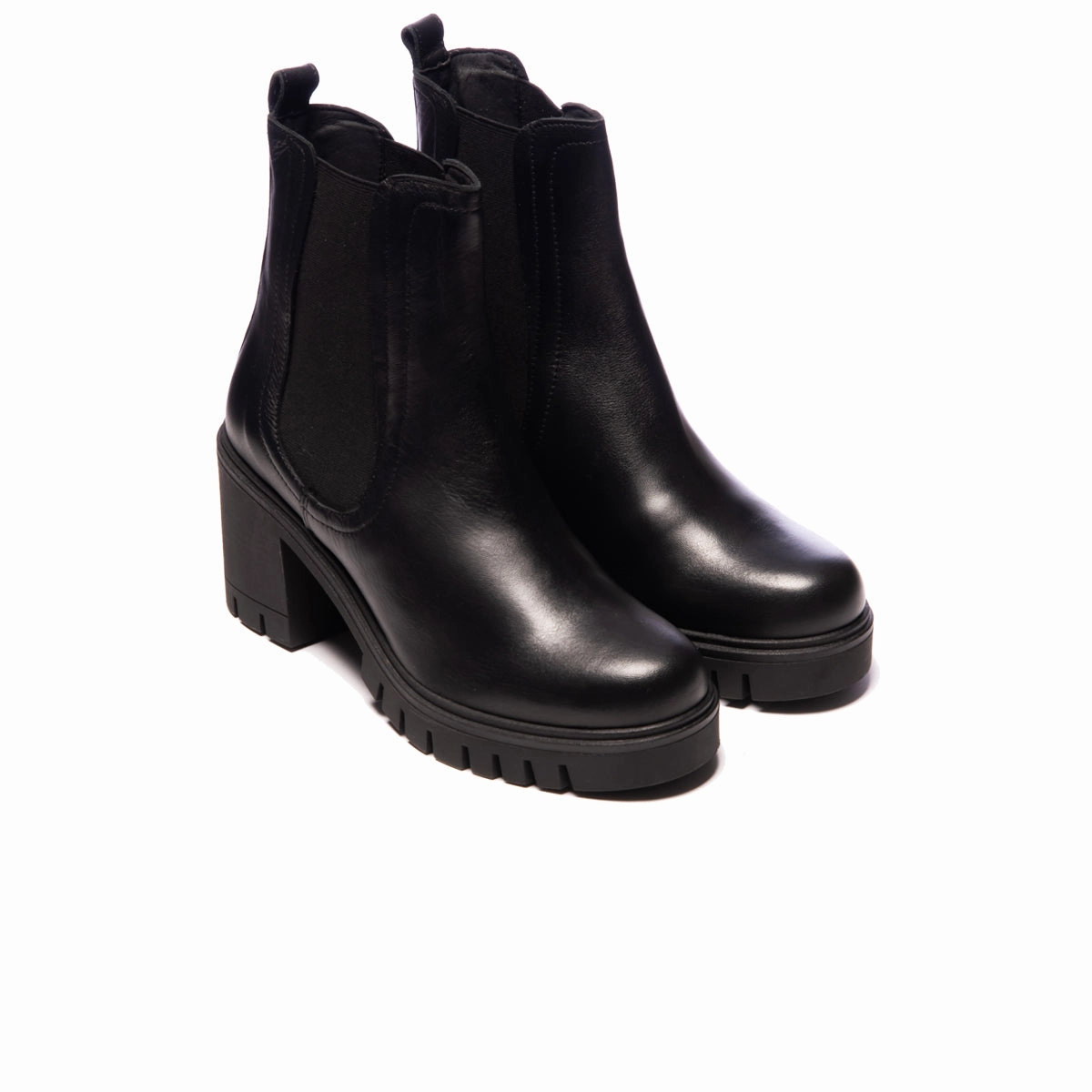 Jasper Black Leather