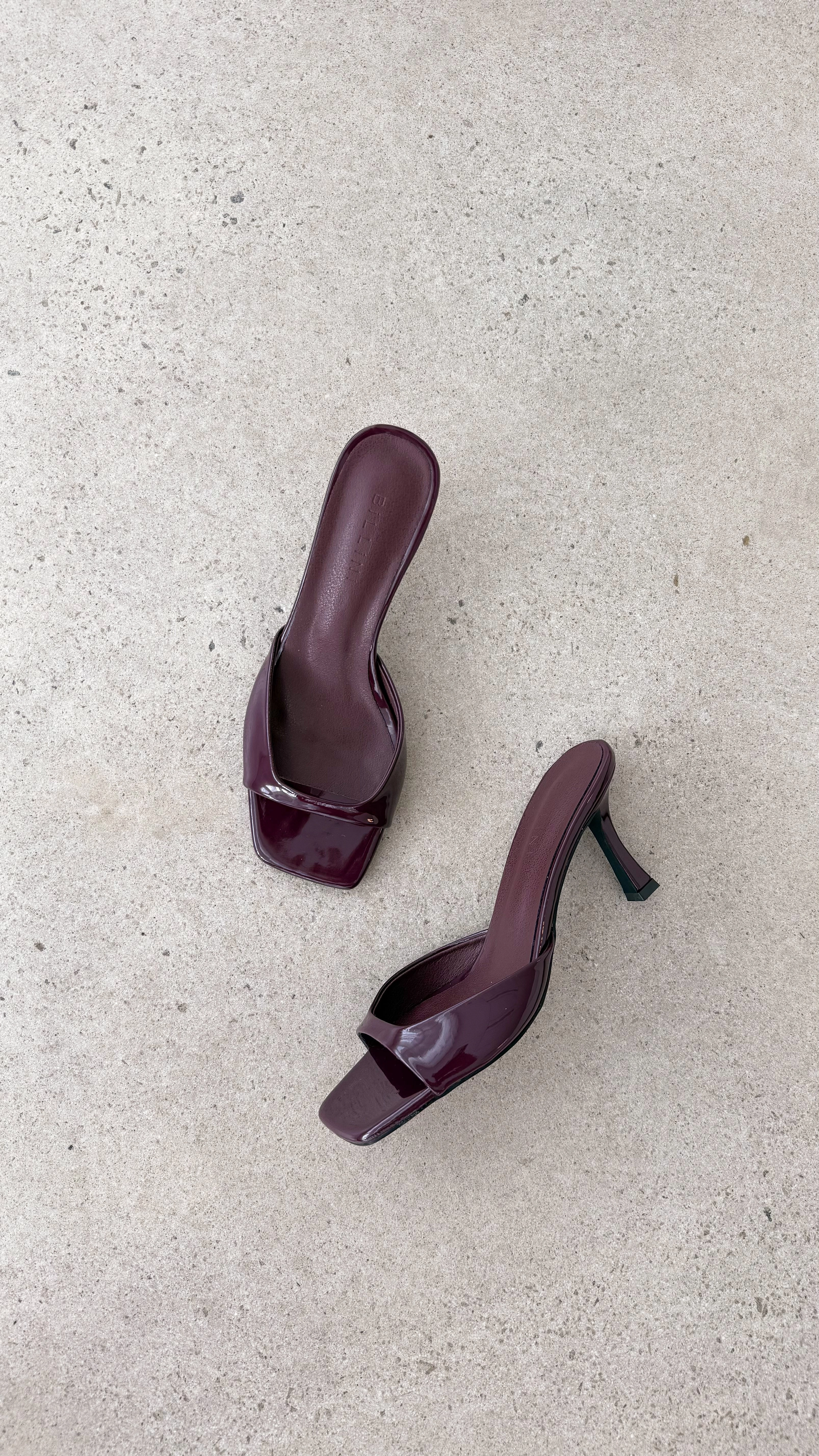 Joey Heel - Mulberry Patent