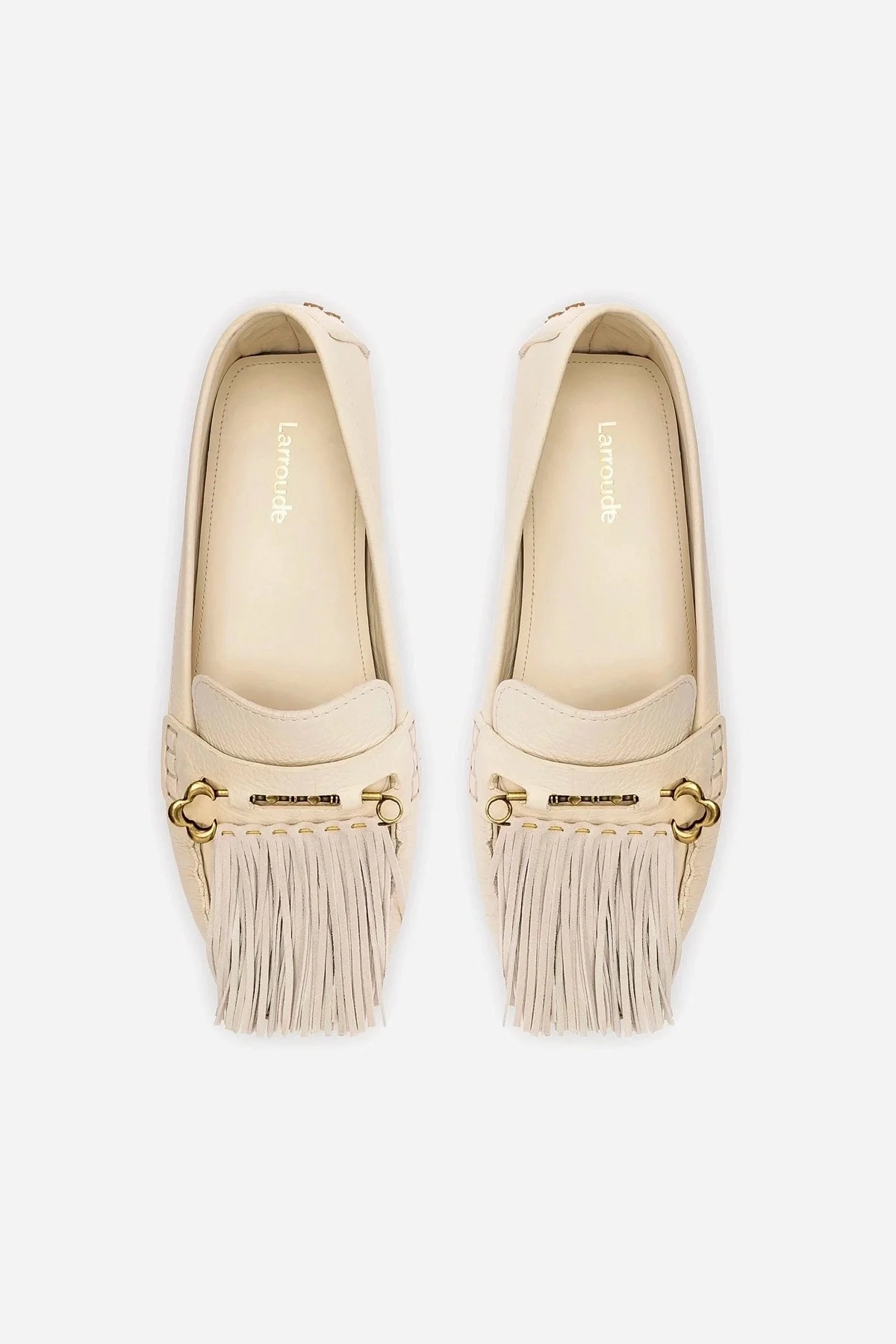 Joy Mocassin In Ivory Leather