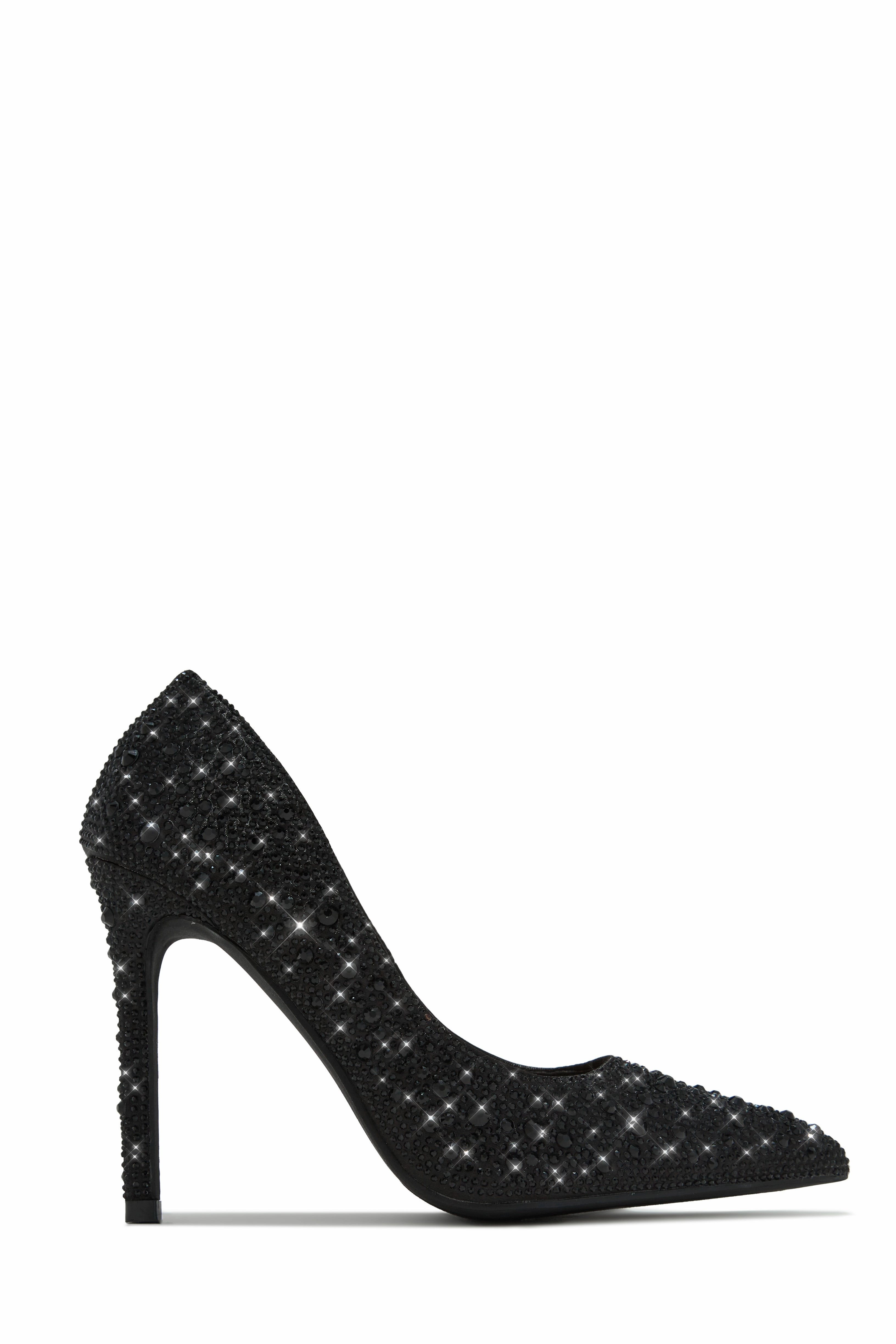 Kelly Embellished High Heel Pumps - Champagne