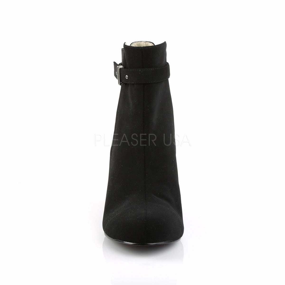 KIMBERLY-102  Black Nubuck Suede