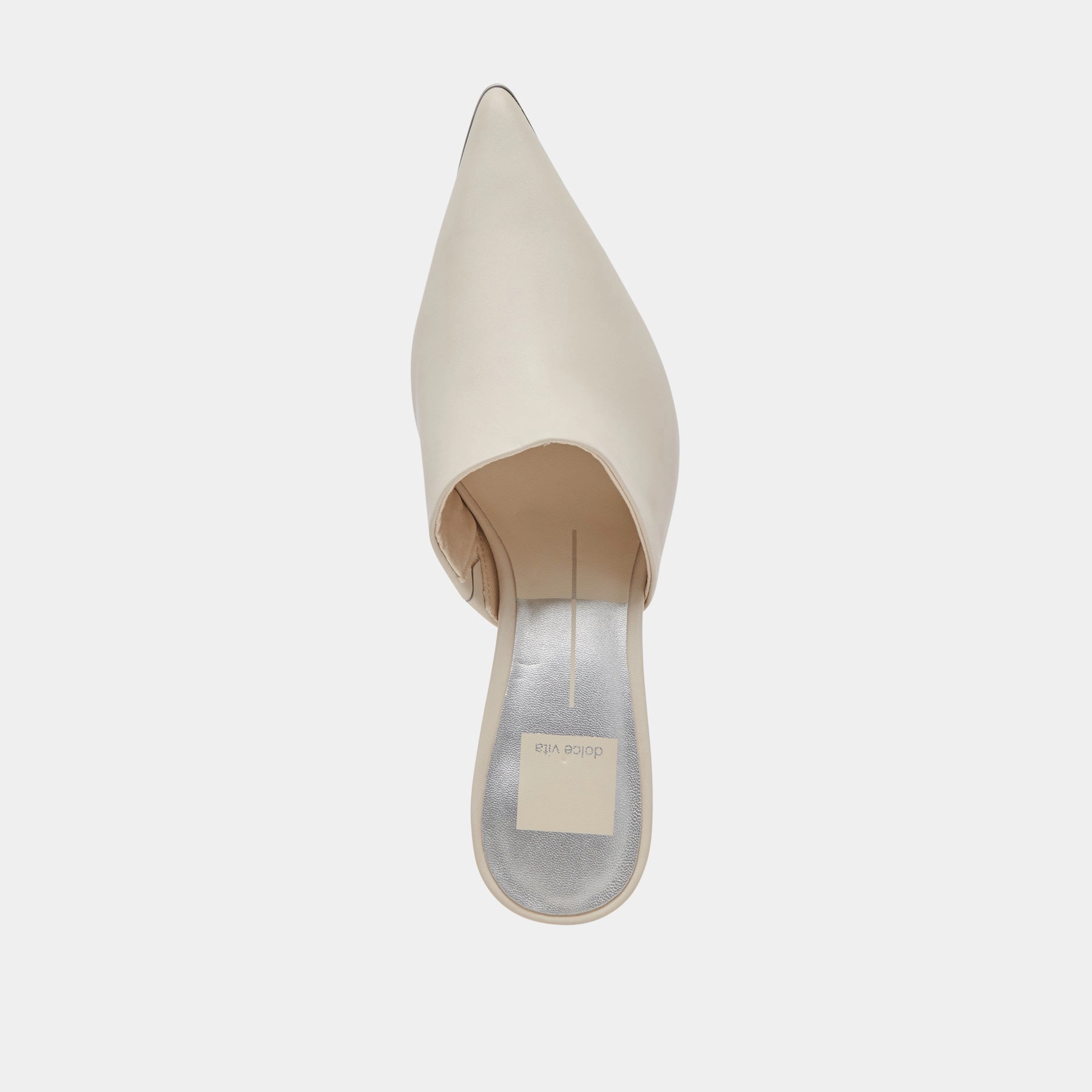 LEXY HEELS IVORY LEATHER
