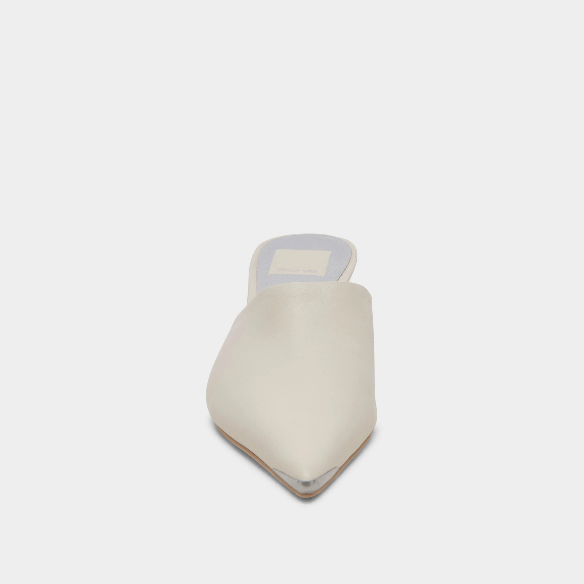LEXY HEELS IVORY LEATHER