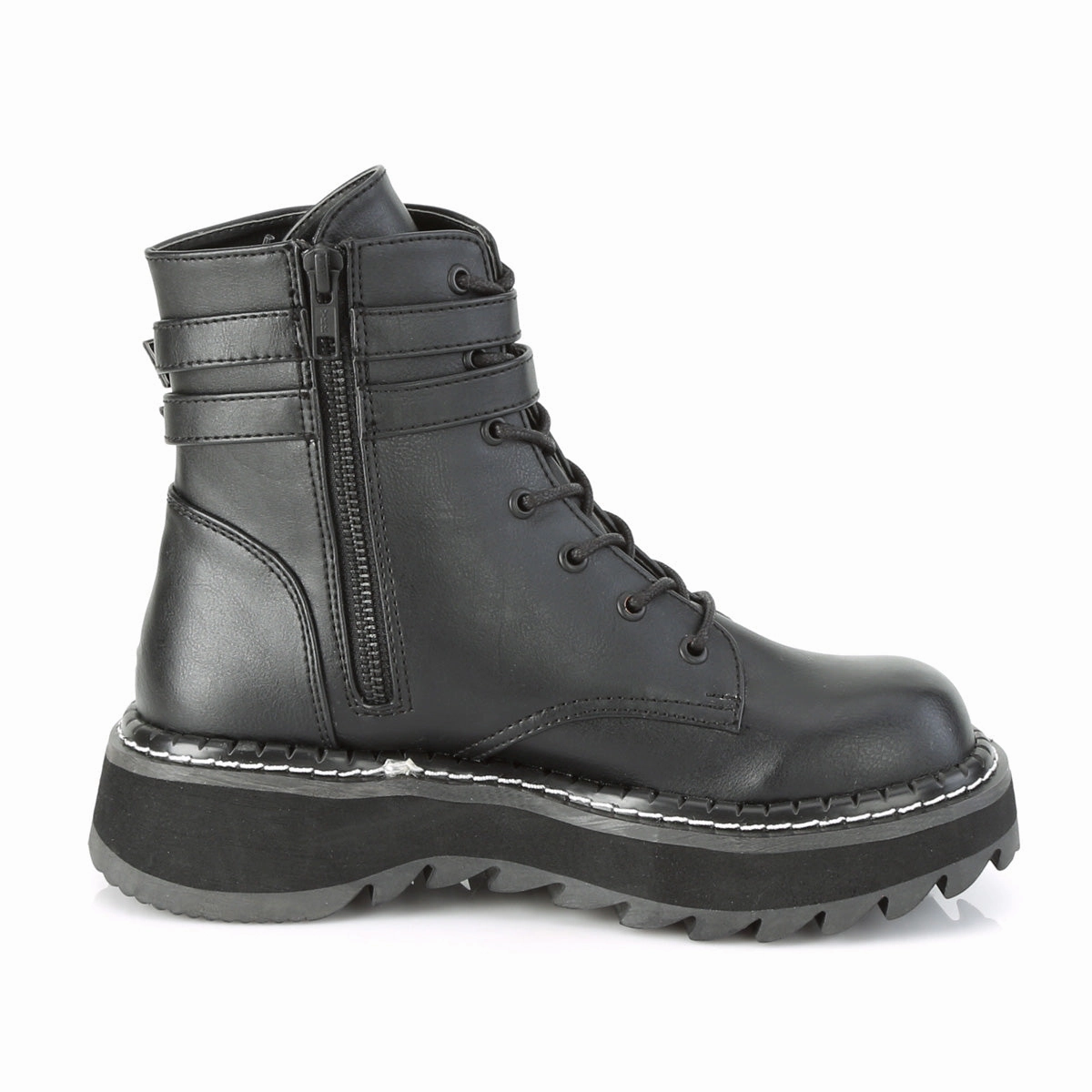 LILITH-152  Black Vegan Leather