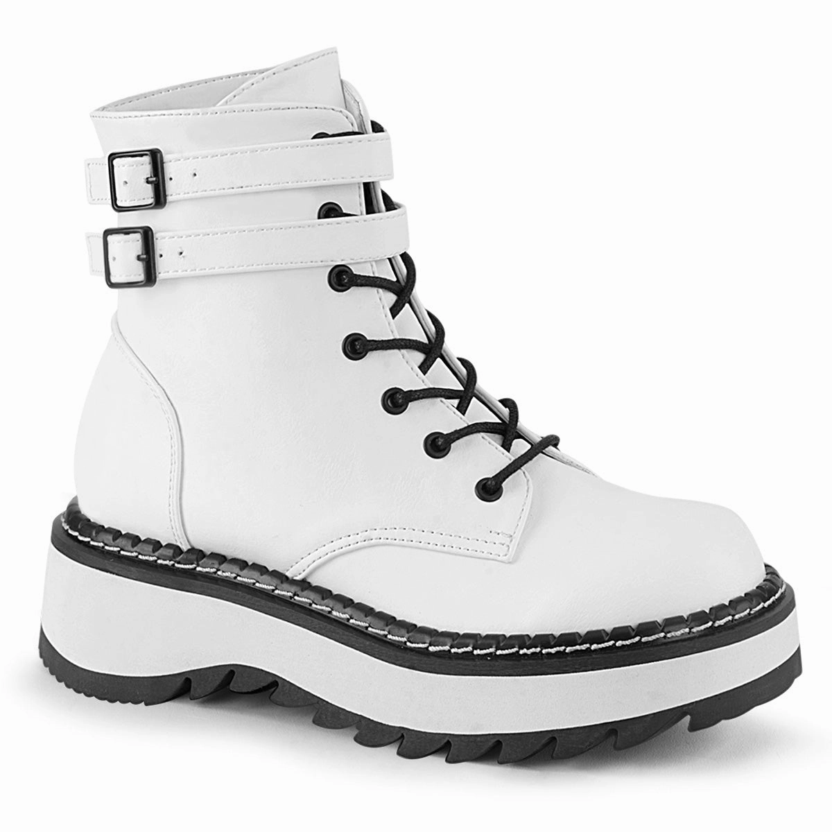 LILITH-152  White Vegan Leather