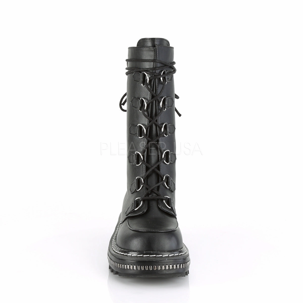 LILITH-270  Black Vegan Leather
