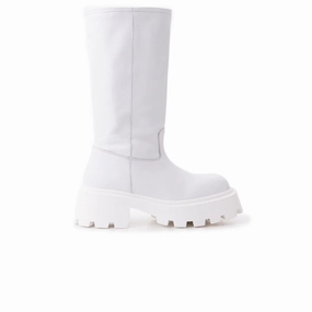 Lucius White Leather