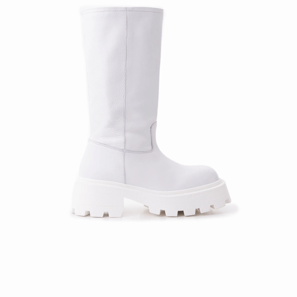 Lucius White Leather