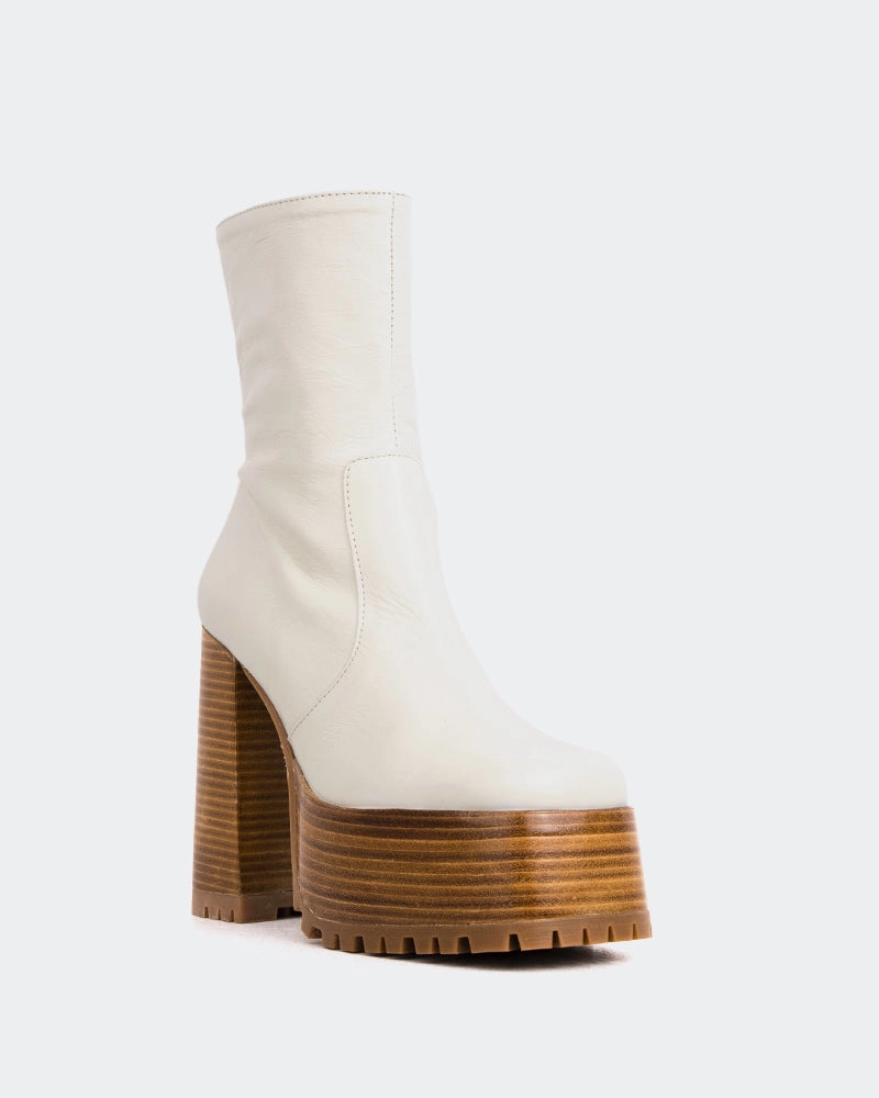 Mackenzie Off White Leather