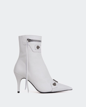 Minaj White Leather