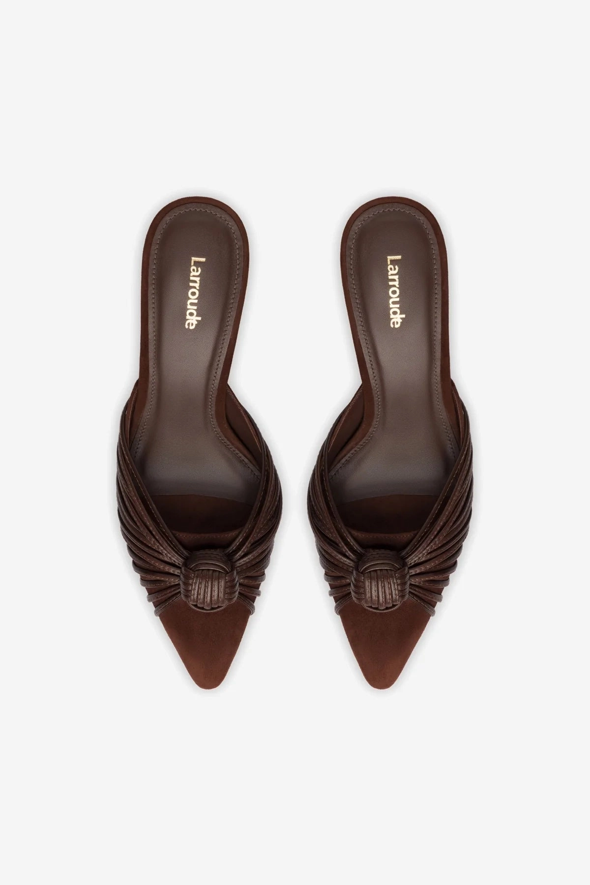Mini Valerie Pump In Brown Suede