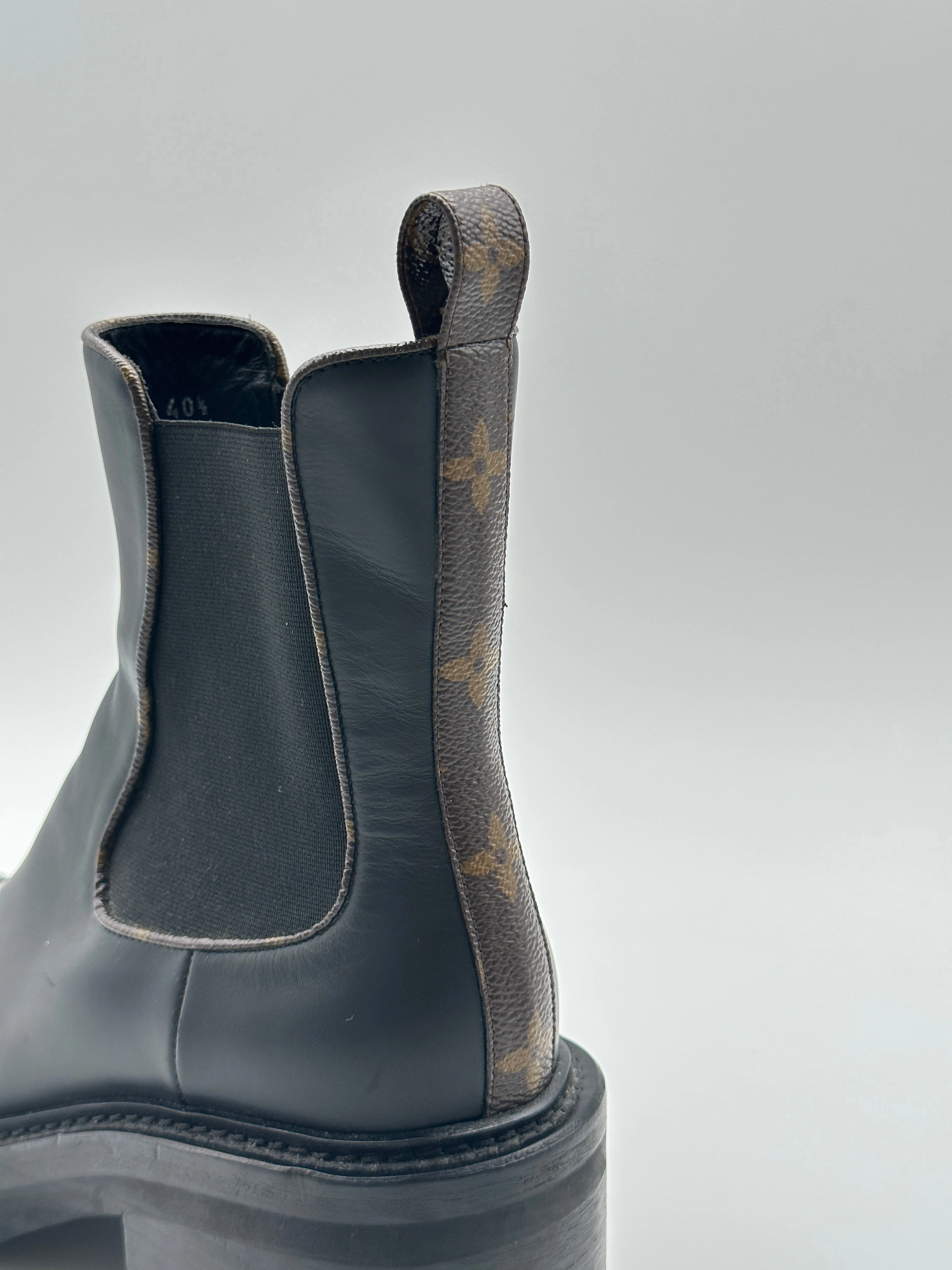 Monogram Logo Ankle Boots