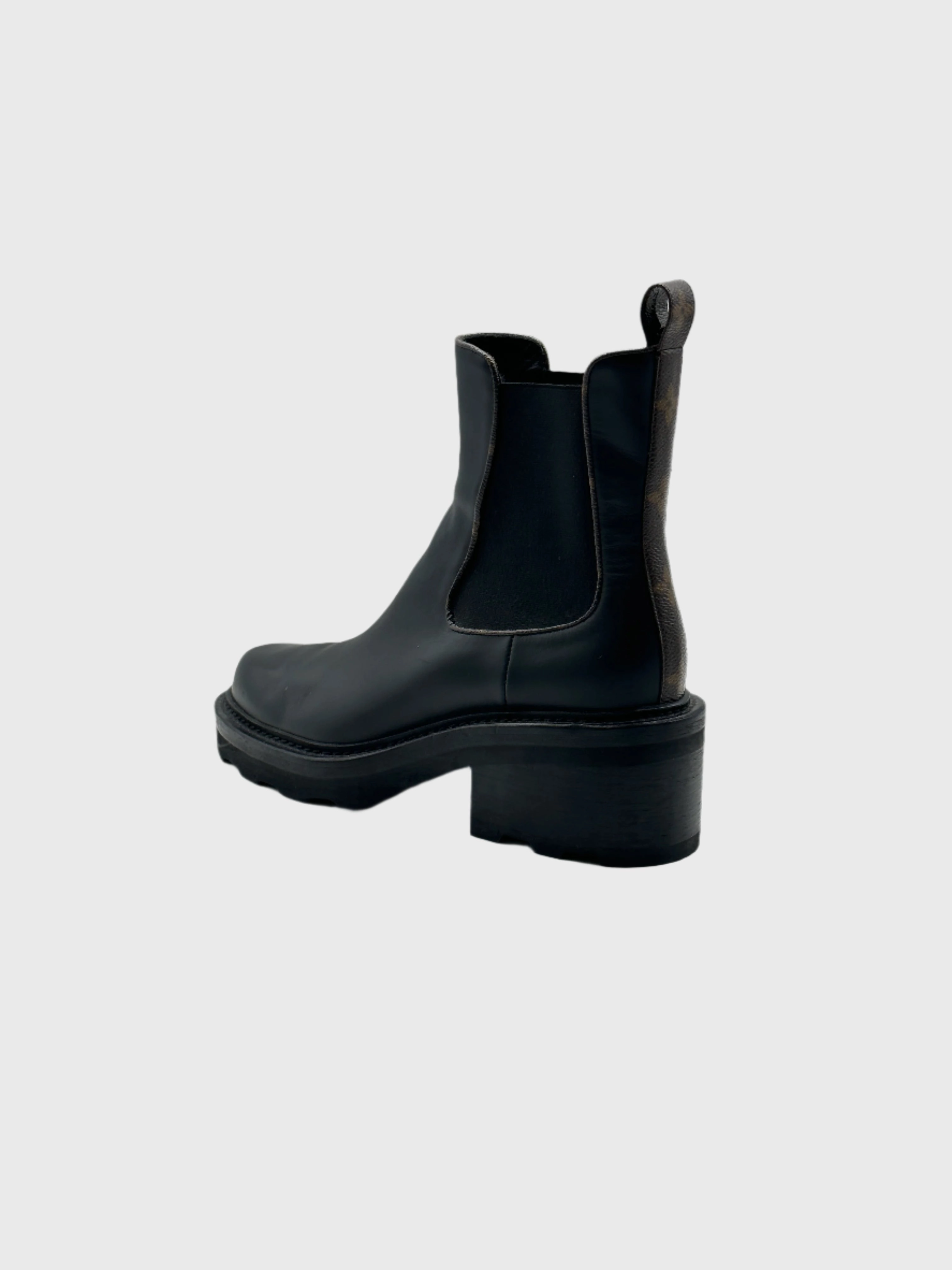 Monogram Logo Ankle Boots